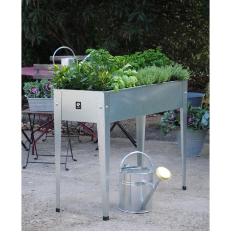 Herstera Urban Raised Planter - Galvanized (HER2000)