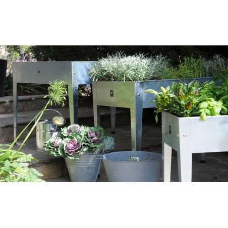 Herstera Urban Raised Planter - Galvanized (HER2000)