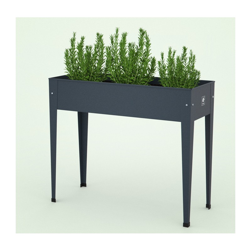 Herstera Urban Raised Planter - Black (HER2001)