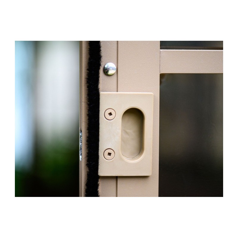 Gazebo Penguin Florence - Wall Mounted Solarium 8x12 Polycarbonate Roof - Sand (W1207-12)