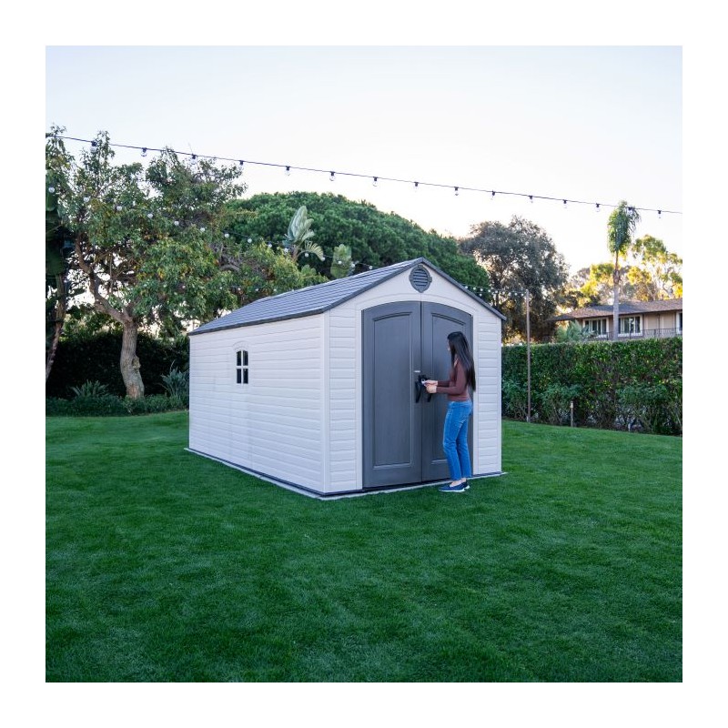 Lifetime 8 Ft. X 15 Ft. Outdoor Storage Shed (60394)