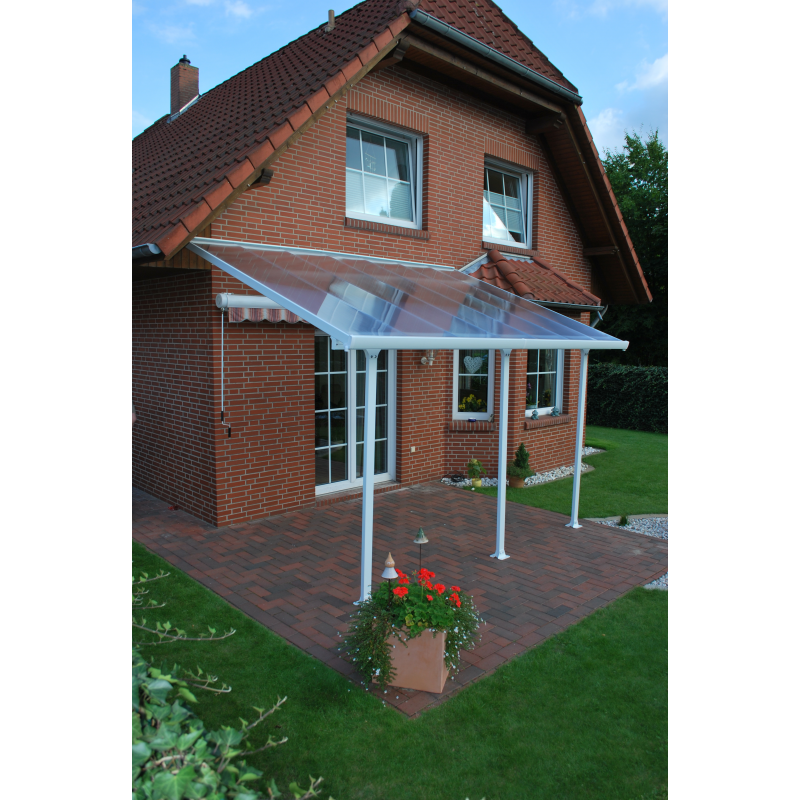 Palram - Canopia 13x20  Feria Patio Cover Kit - White (HG9220)