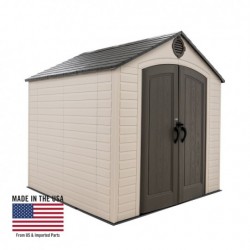 Lifetime 8x7.5 Outdoor Shed Kit w/ Floor (60396)