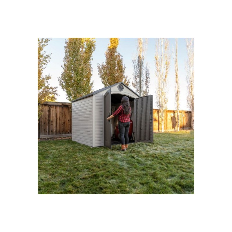 Lifetime 8x7.5 Outdoor Shed Kit w/ Floor (60396)