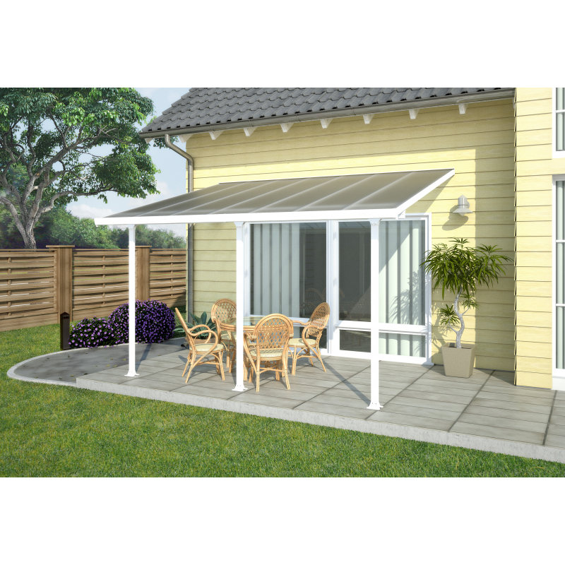 Palram - Canopia 13x20  Feria Patio Cover Kit - White (HG9220)