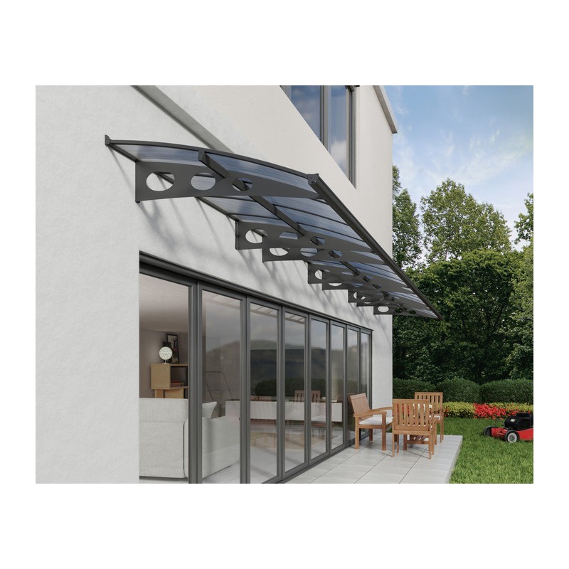 Palram - Canopia Herald 8920 29' x 5' Awning - Gray/Mist (HG9593)
