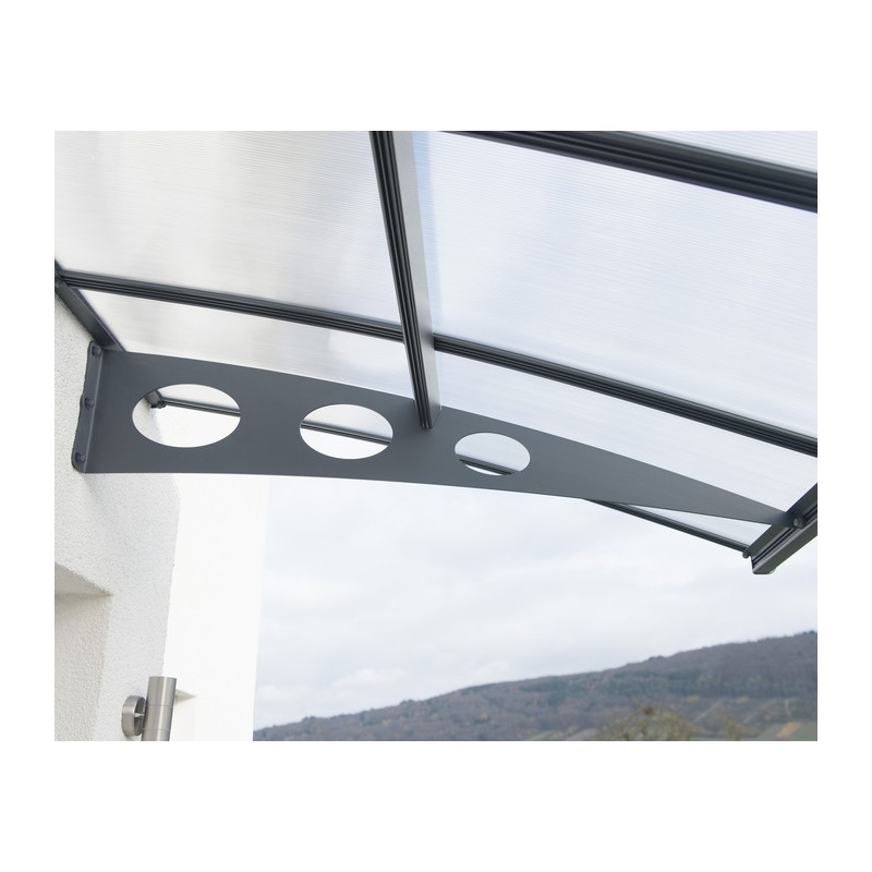 Palram - Canopia Herald 8920 29' x 5' Awning - Gray/Mist (HG9593)