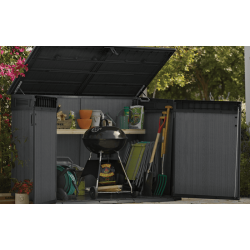 Keter Cortina Mega Storage Shed - Graphite (255122)