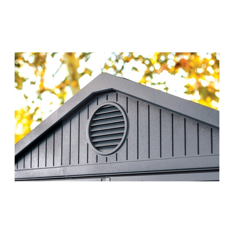 Keter Darwin 6x6 Storage Shed - Graphite (253305)