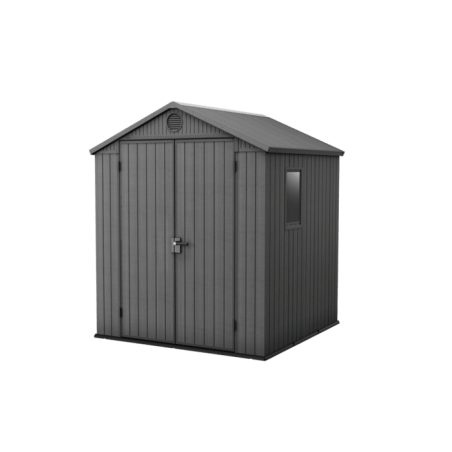 Keter Darwin 6x6 Storage Shed - Graphite (253305)