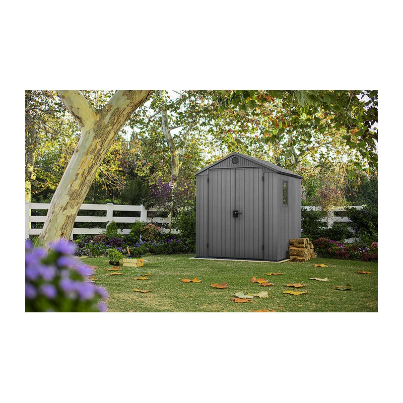 Keter Darwin 6x6 Storage Shed - Graphite (253305)