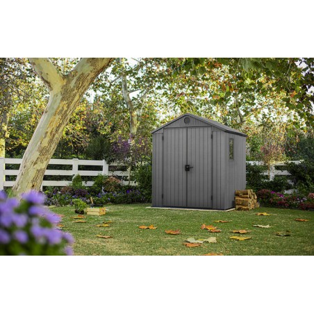 Keter Darwin 6x6 Storage Shed - Graphite (253305)