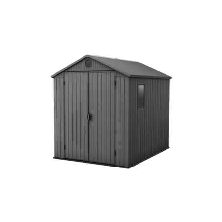 Keter Darwin 6x8 Storage Shed - Graphite (252273)