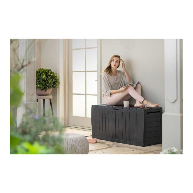 Keter Marvel 71 Gallon Deck Box - Brown (230623)