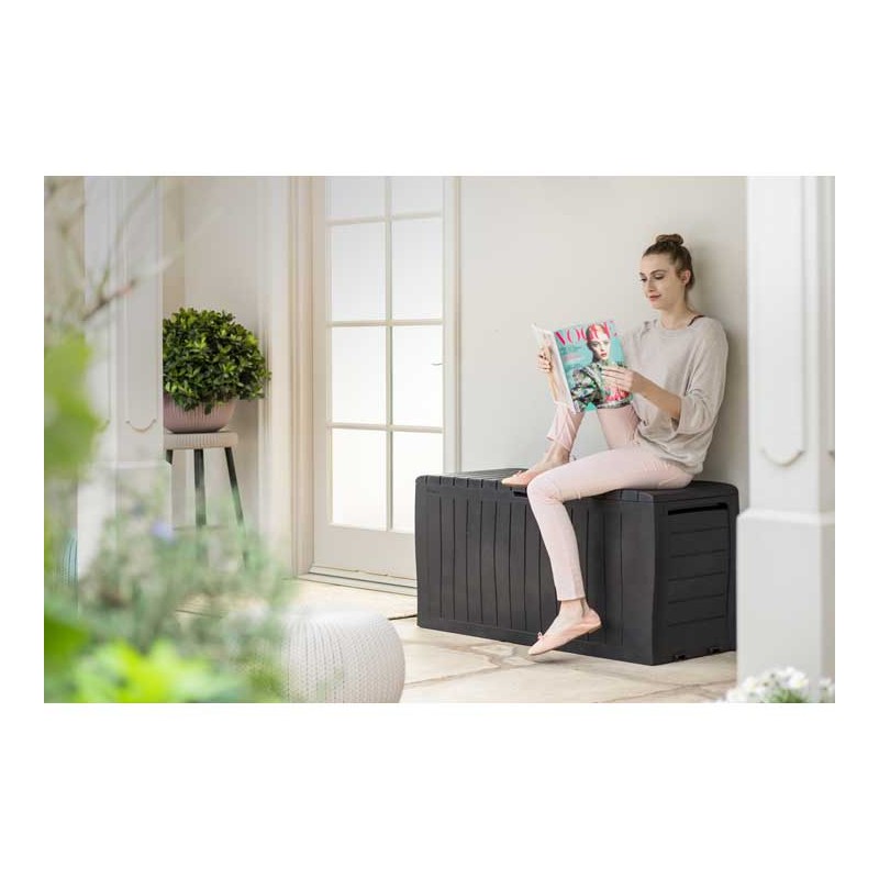 Keter Marvel 71 Gallon Deck Box - Brown (230623)