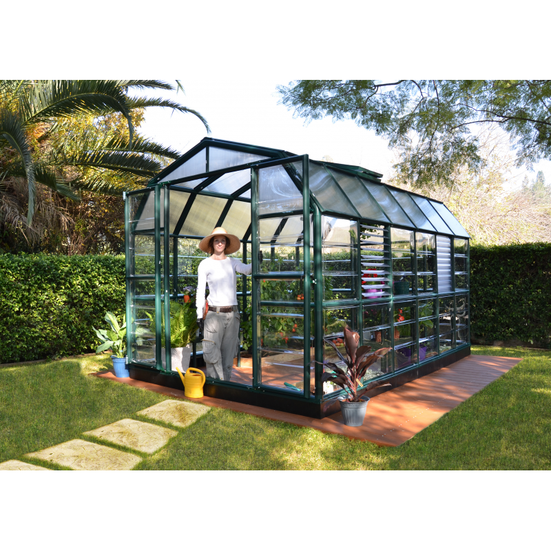 Palram - Canopia 8x12 Prestige 2 Greenhouse Kit - Clear (HG7312C)