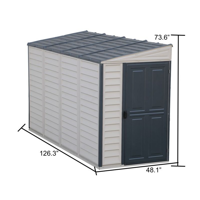 Duramax 4x10 Sidemate Plus Vinyl Shed w/ Foundation (36725)