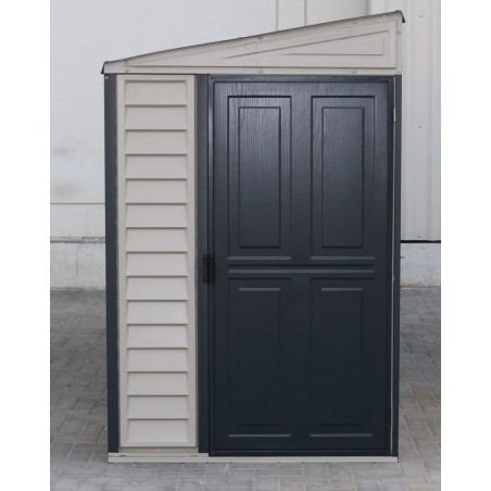 Duramax 4ft x 10ft Sidemate Plus Vinyl Resin Outdoor Storage Shed with Foundation Kit  (36725)