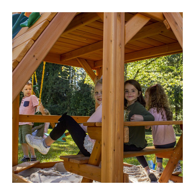 Gorilla Great Skye I Cedar Wood Swing w/ Standard Wood Roof (01-0030-AP)