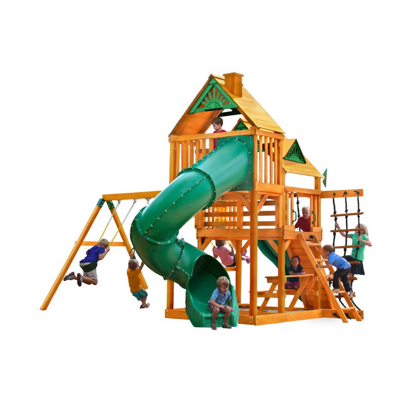 Gorilla Great Skye I Cedar Wood Swing w/ Standard Wood Roof (01-0030-AP)
