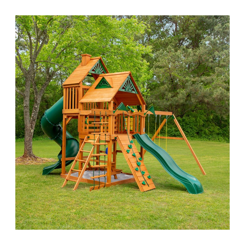 Gorilla Great Skye I Cedar Wood Swing w/ Standard Wood Roof (01-0030-AP)