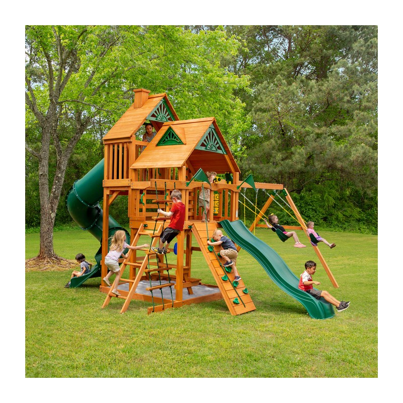 Gorilla Great Skye I Cedar Wood Swing w/ Standard Wood Roof (01-0030-AP)