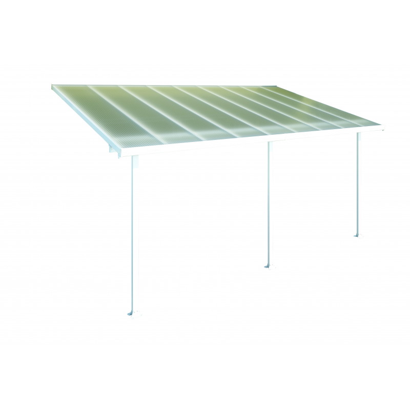 Palram - Canopia 13x14 Feria Patio Cover Kit - White (HG9214)
