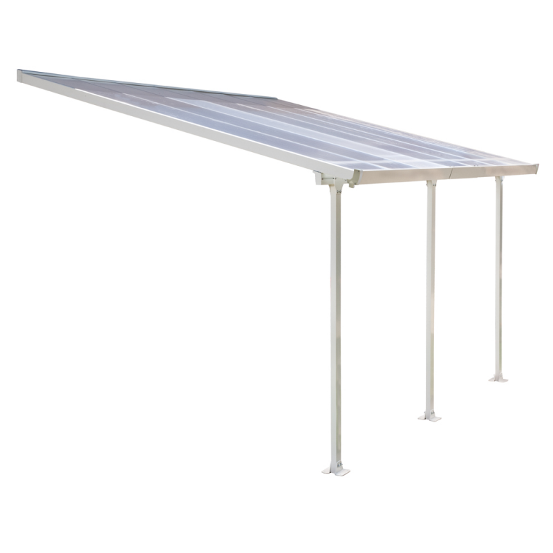 Palram - Canopia 13x14 Feria Patio Cover Kit - White (HG9214)