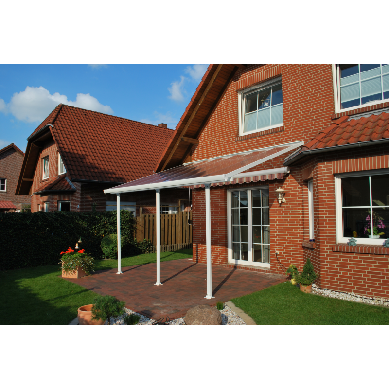 Palram - Canopia 13x14 Feria Patio Cover Kit - White (HG9214)