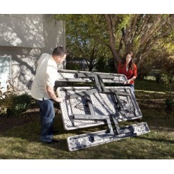 Lifetime A-Frame Folding Picnic Table - Putty (60030)