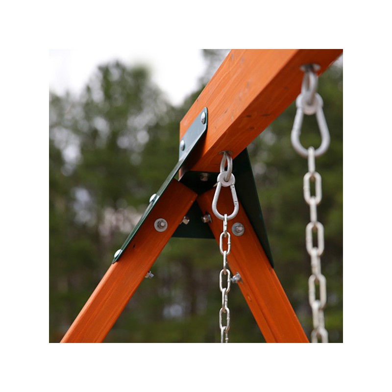 Gorilla Basic Free Standing Swingset with Slide 01-1105
