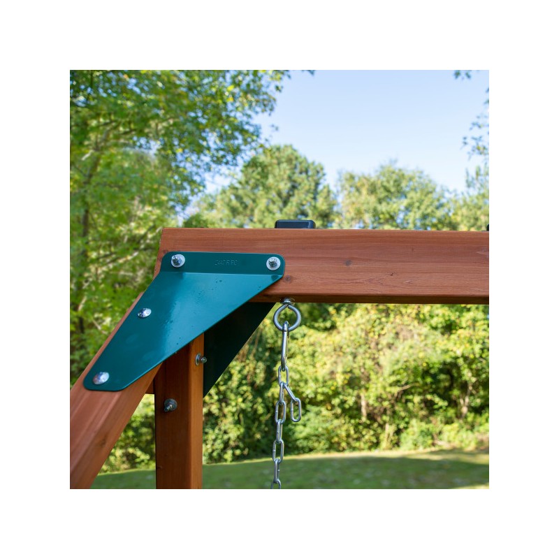 Gorilla Basic Free Standing Swingset with Slide 01-1105