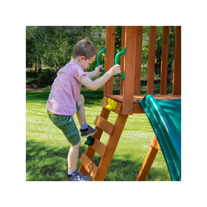 Gorilla Basic Free Standing Swingset with Slide 01-1105