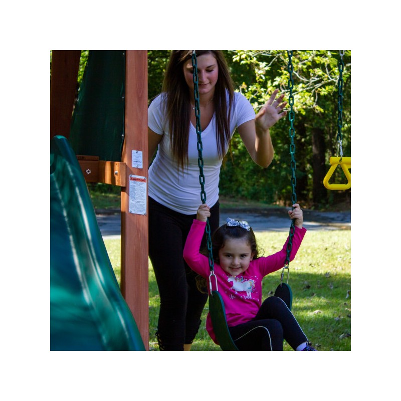 Gorilla Basic Free Standing Swingset with Slide 01-1105