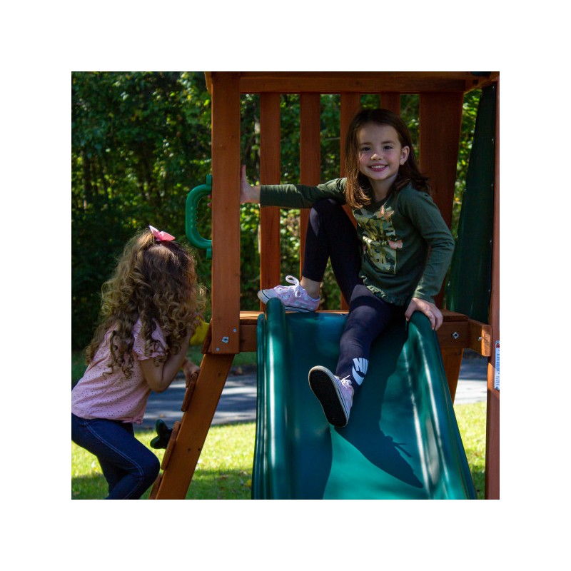 Gorilla Basic Free Standing Swingset with Slide 01-1105