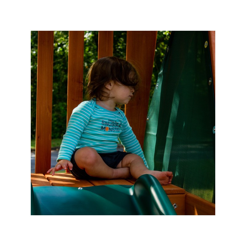 Gorilla Basic Free Standing Swingset with Slide 01-1105