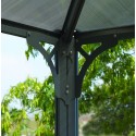 Palram 12x12 Palermo Gazebo 3600 - Gray / Bronze (HG9152)