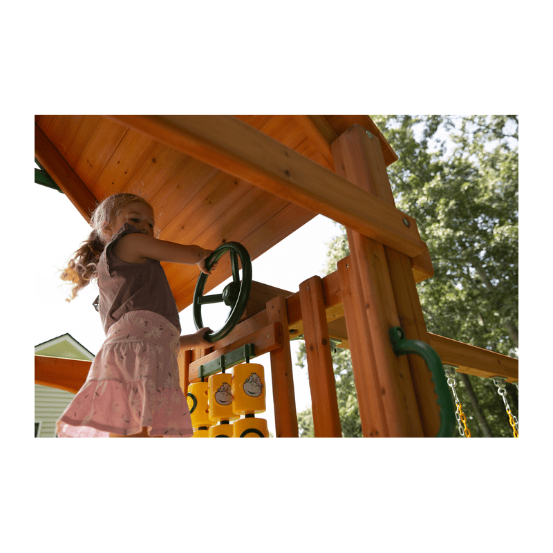 Gorilla Mountaineer Cedar Wood Swing Set Kit Standard Wood(01-0005-AP)