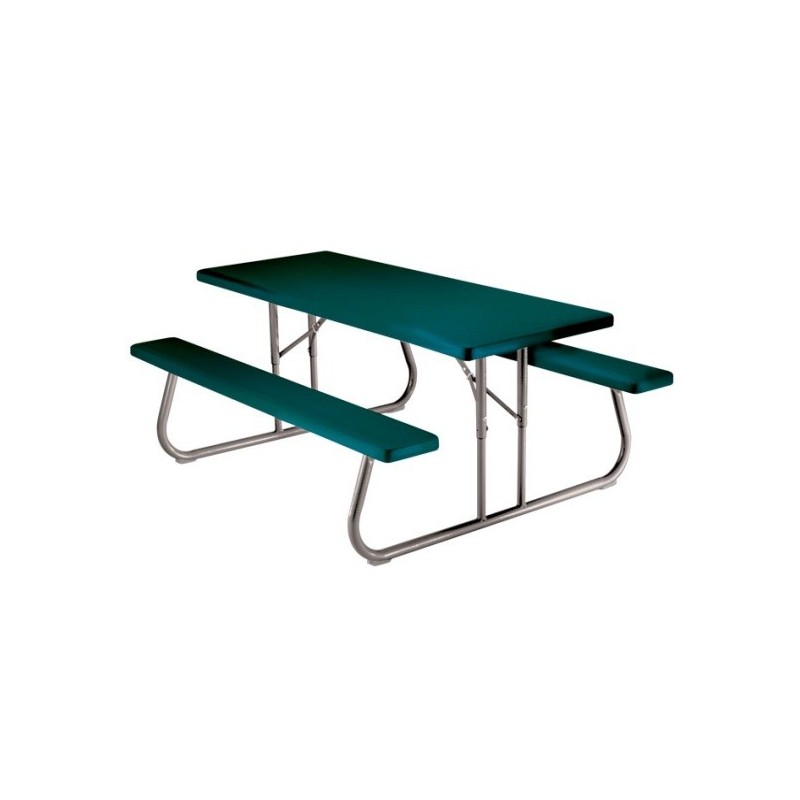 Lifetime 6 ft. Folding Picnic Table (Hunter Green) 22123