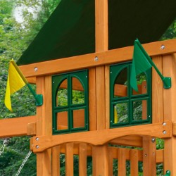 Gorilla Outing III w/ Deluxe Green Vinyl Canopy and Treehouse (01-0060)