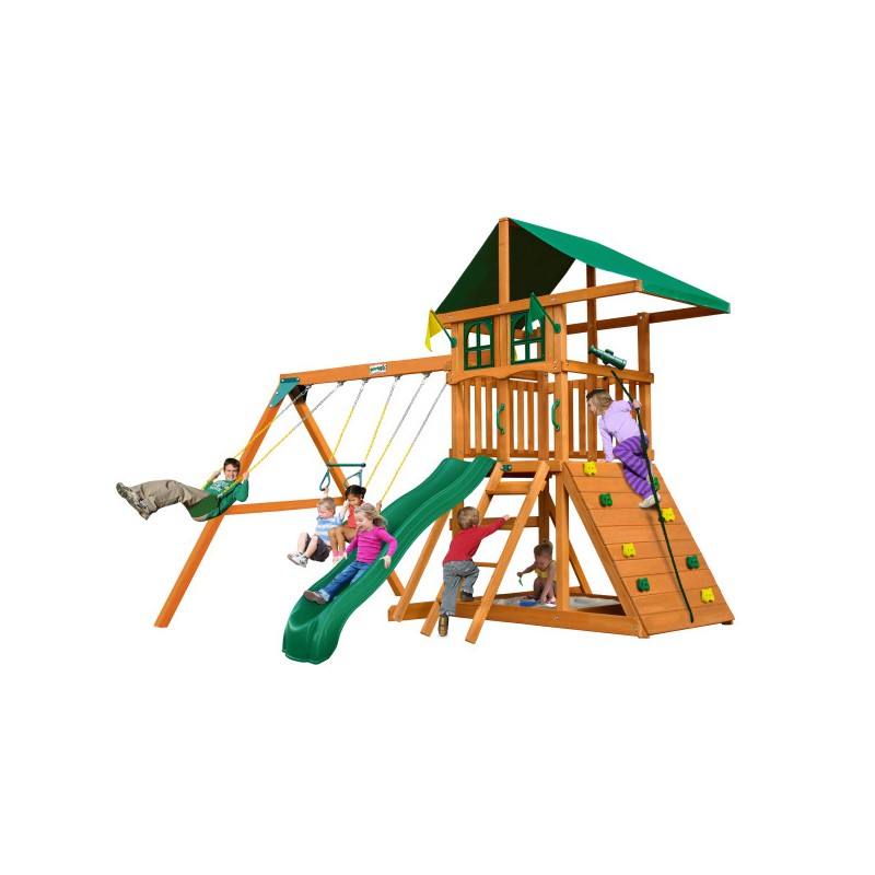 Gorilla Outing III w/ Deluxe Green Vinyl Canopy and Treehouse (01-0060)