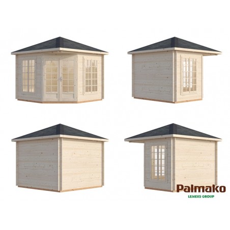Palmako Melanie 9x9 Enclosed Pavilion Kit (PA28-3030)