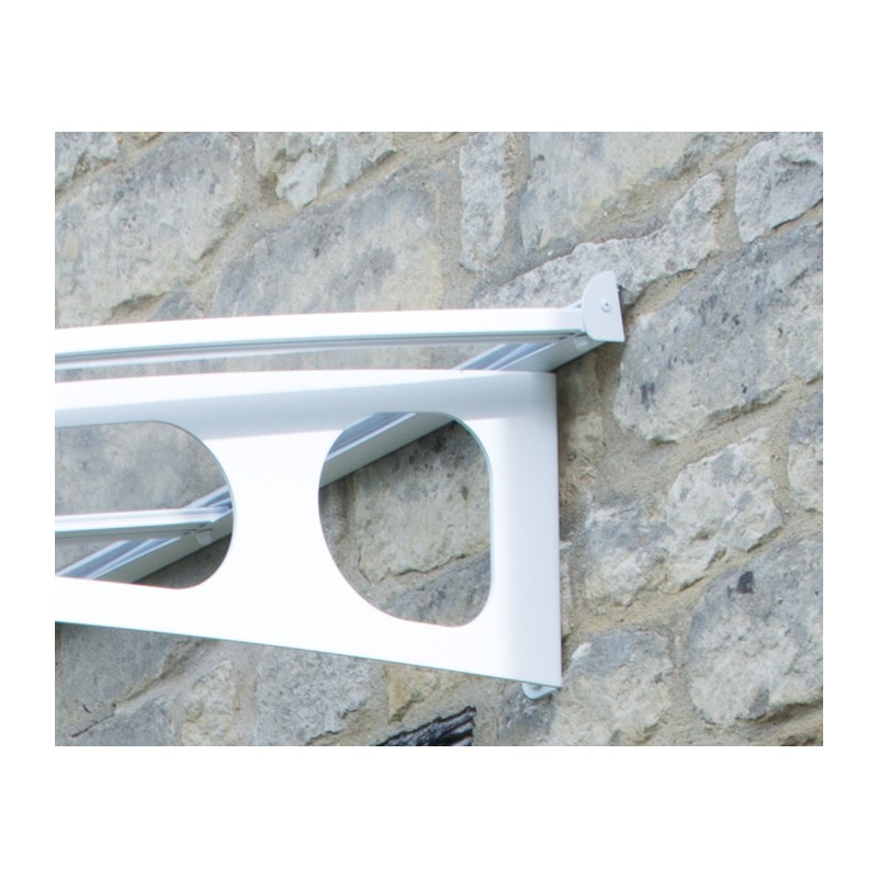 Palram - Canopia 29' x 4' Bordeaux 6690 Awning - White/Clear (HG9599)