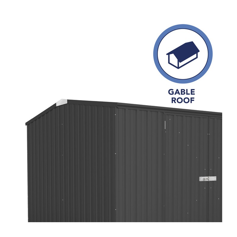 Absco Premier 10' x 10' Metal Storage Shed Kit - Monument (AB1005)