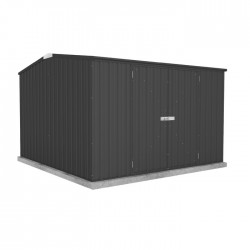 Absco Premier 10' x 10' Metal Storage Shed Kit - Monument (AB1005)