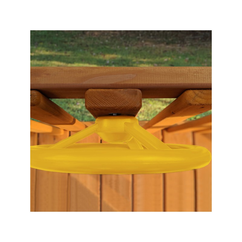 Gorilla Outing w/ Trapeze Arm and Deluxe Green Vinyl Canopy w/ Treehouse (01-1065)