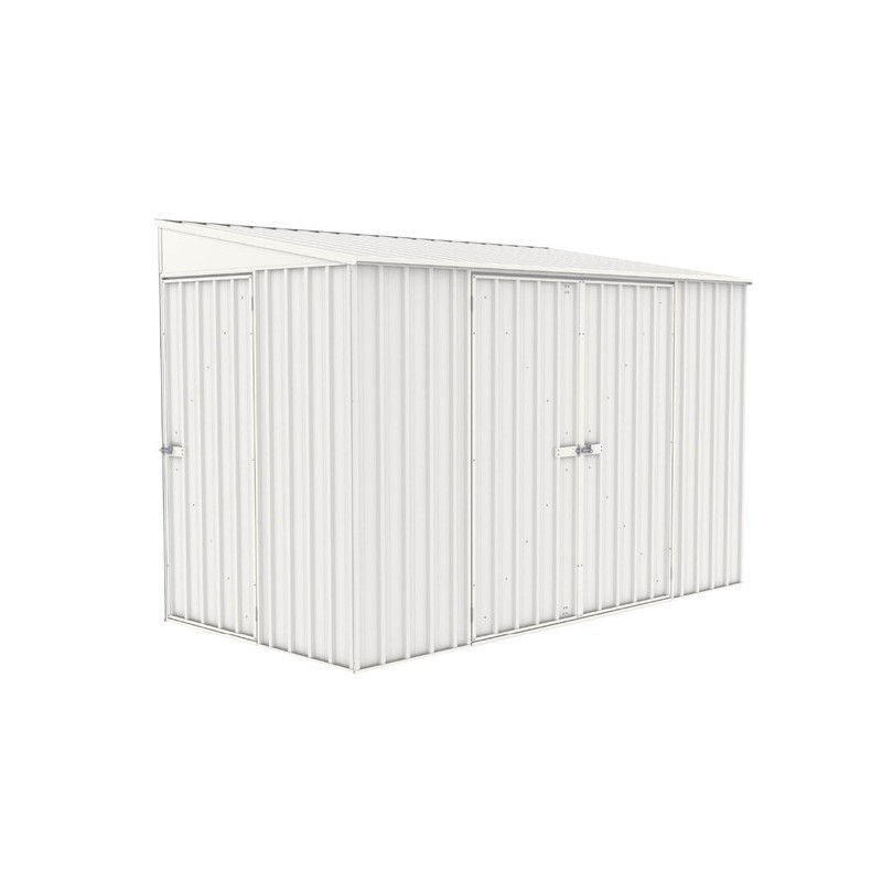 Absco Durango 10' x 5' Metal Bike Shed Kit - Surfmist (AB1101)