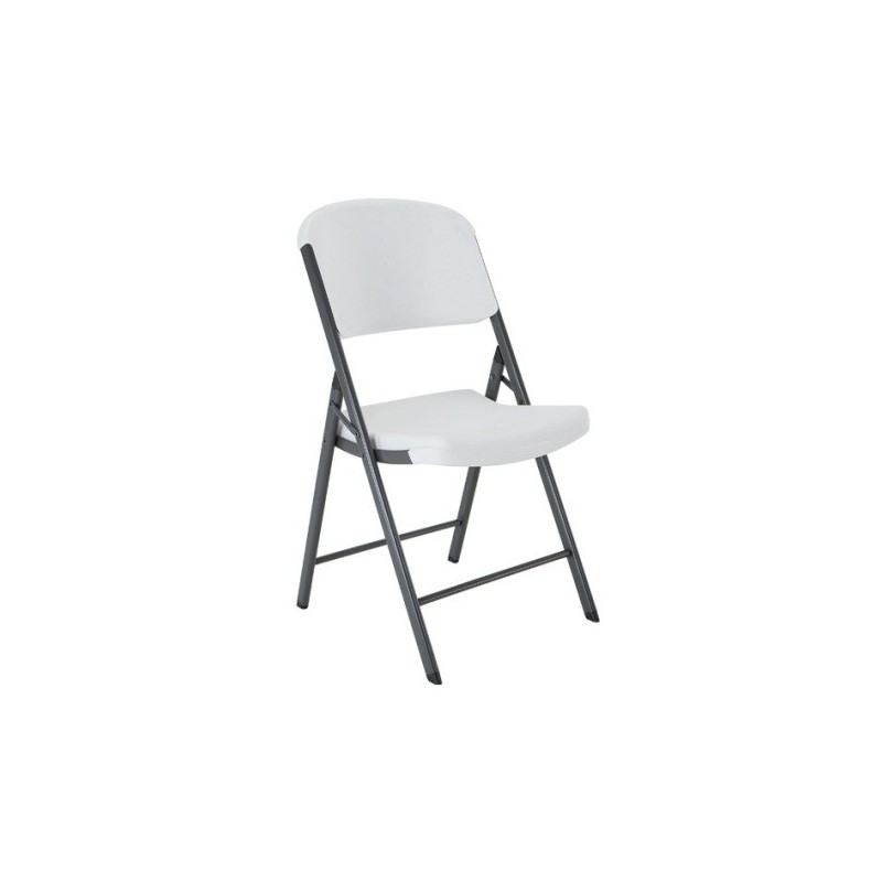 Lifetime Commercial Contoured Folding Chair Single Pack - White (22804)
