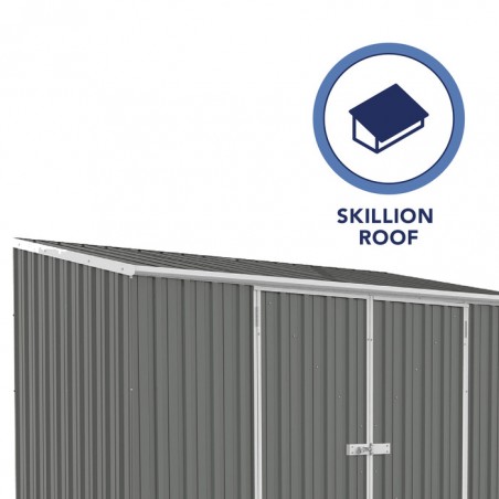 Absco 10' x 5' Double Door Space Saver Metal Garden Shed - Woodland Gray (AB1111) Absco 10' x 5' Double Door Space Saver Metal Garden Shed - Woodland Gray (AB1111)