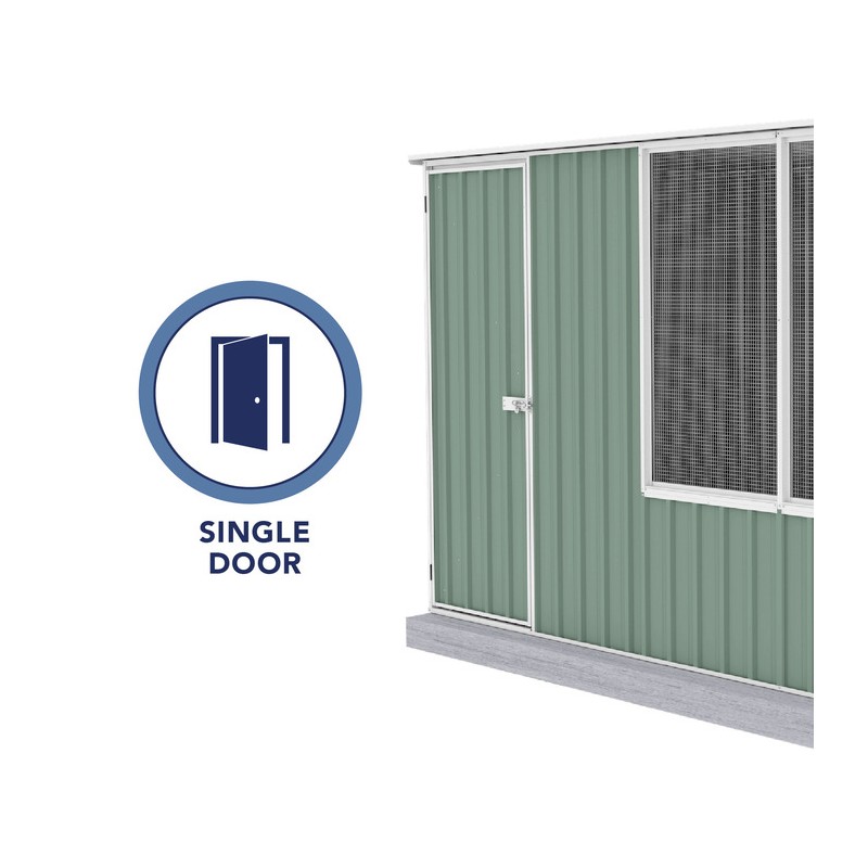 Absco 5' x 9.7' Poultry Paradise Chicken Coop - Pale Eucalypt (AB1202)